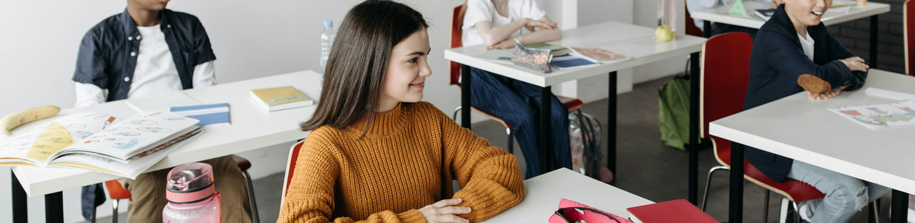 Students in a classroom setting