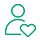 person + heart icon