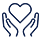 hands holding a heart icon